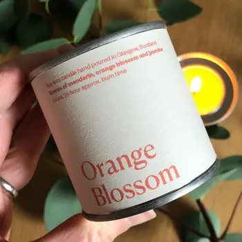 Orange Blossom Soy Wax Candle Tin